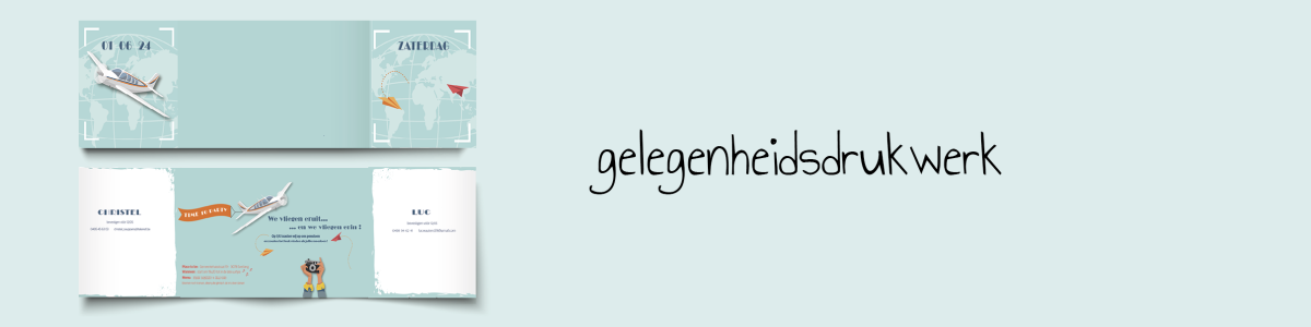 Banner - your dream, we create it - gelegenheidsdrukwerk